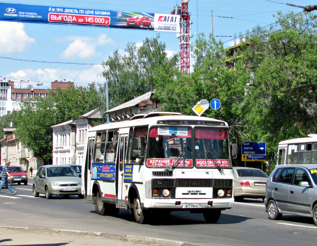 Нижегородская область, ПАЗ-32054 № В 714 КК 152