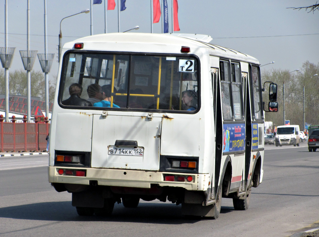 Нижегородская область, ПАЗ-32054 № В 714 КК 152