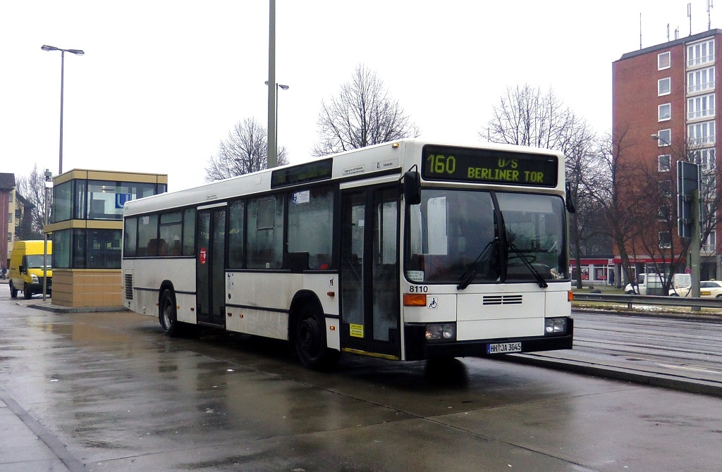 Гамбург, Mercedes-Benz O405N2 № 8110