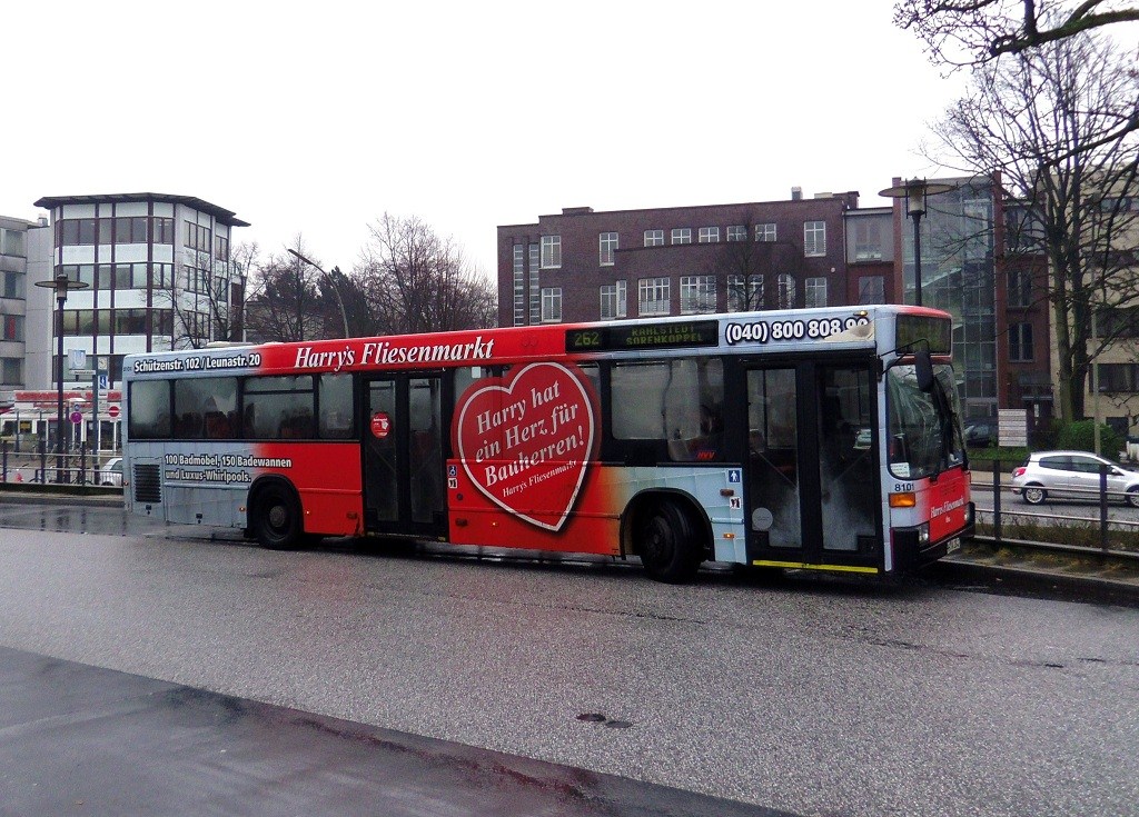 Гамбург, Mercedes-Benz O405N2 № 8101