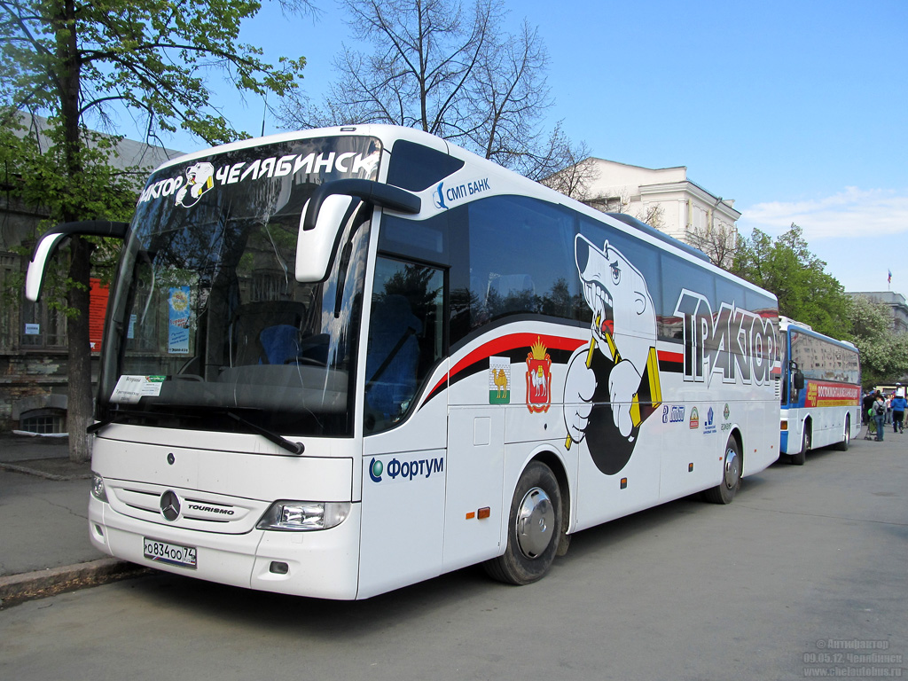 Челябинская область, Mercedes-Benz Tourismo II 15RHD № О 834 ОО 74