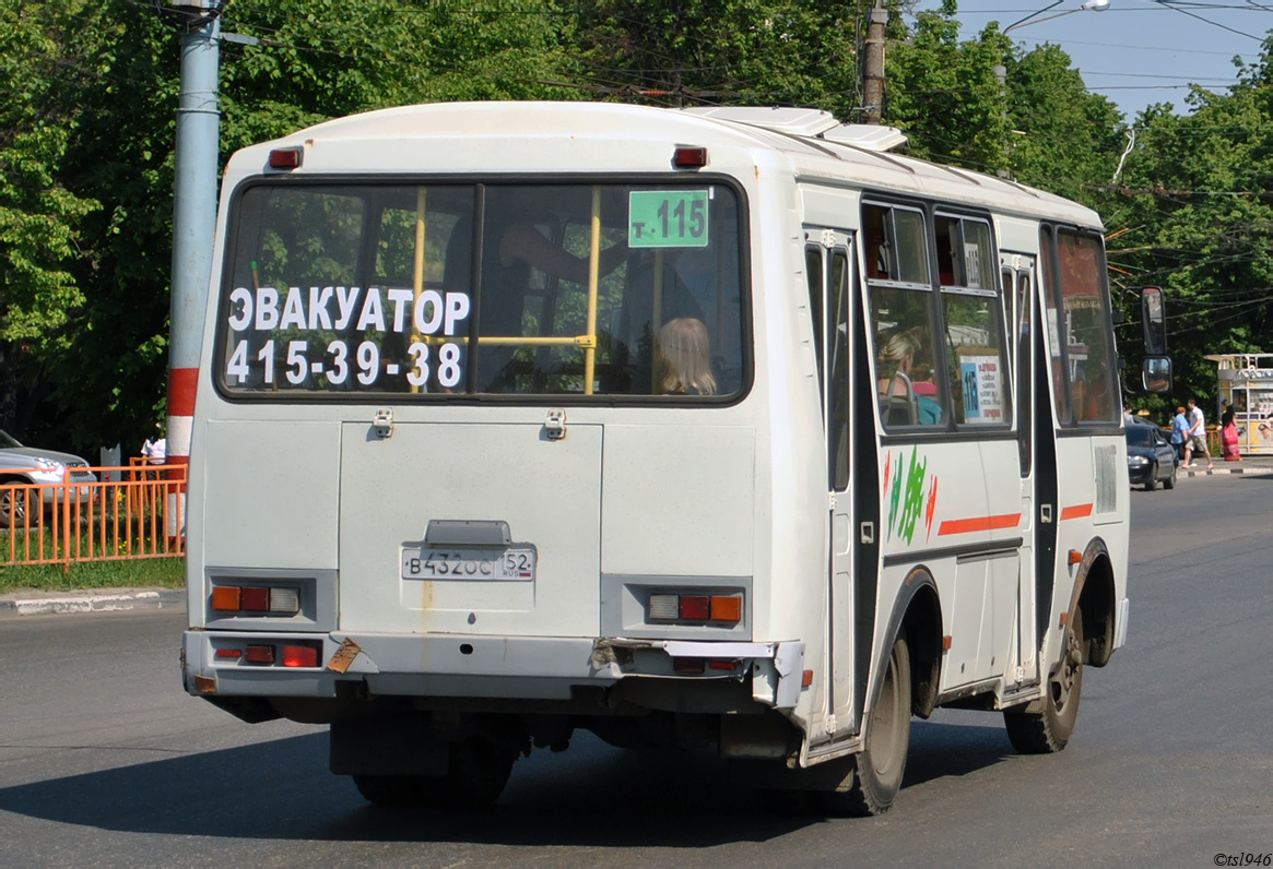 Нижегородская область, ПАЗ-32054 № В 432 ОС 152