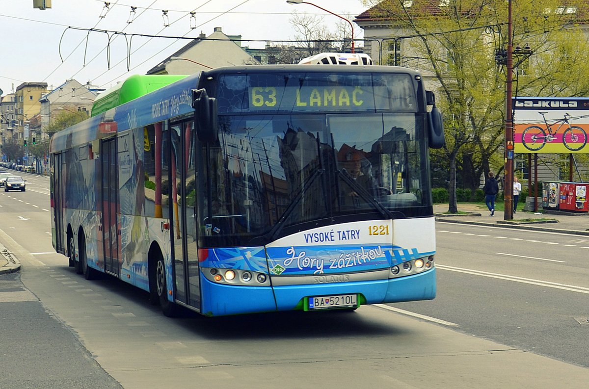 Словакия, Solaris Urbino III 15 CNG № 1221