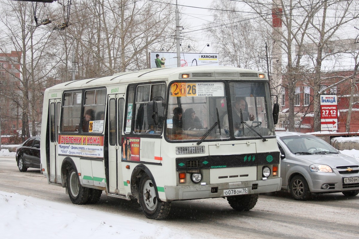 Томская область, ПАЗ-32054 № О 078 ОН 70
