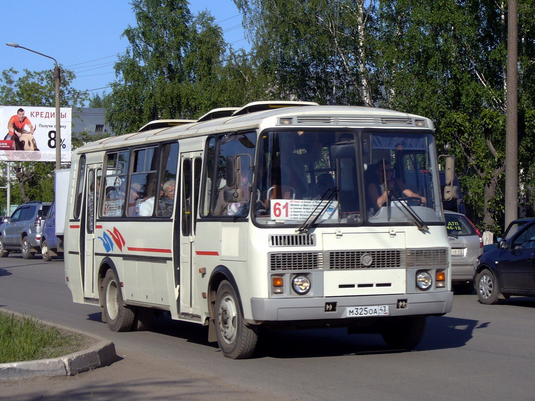 Кировская область, ПАЗ-4234 № М 325 ОА 43