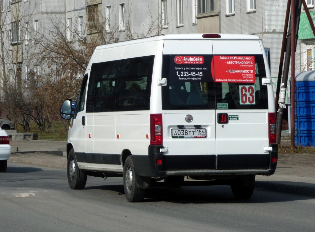 Новосибирская область, FIAT Ducato 244 CSMMC-RLL, -RTL № А 038 ТТ 154