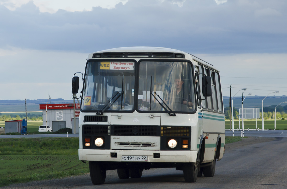 Алтайский край, ПАЗ-32054 № С 191 НУ 22