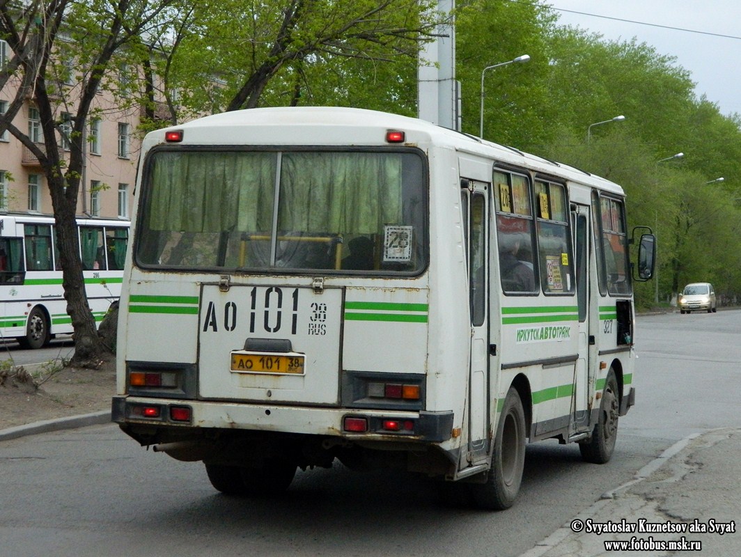 Иркутская область, ПАЗ-32054 № 327