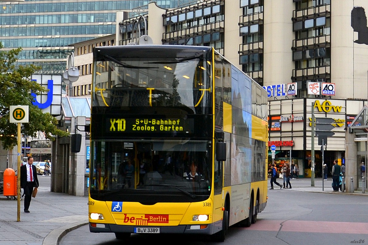 Берлин, MAN A39 Lion's City DD ND313 № 3389