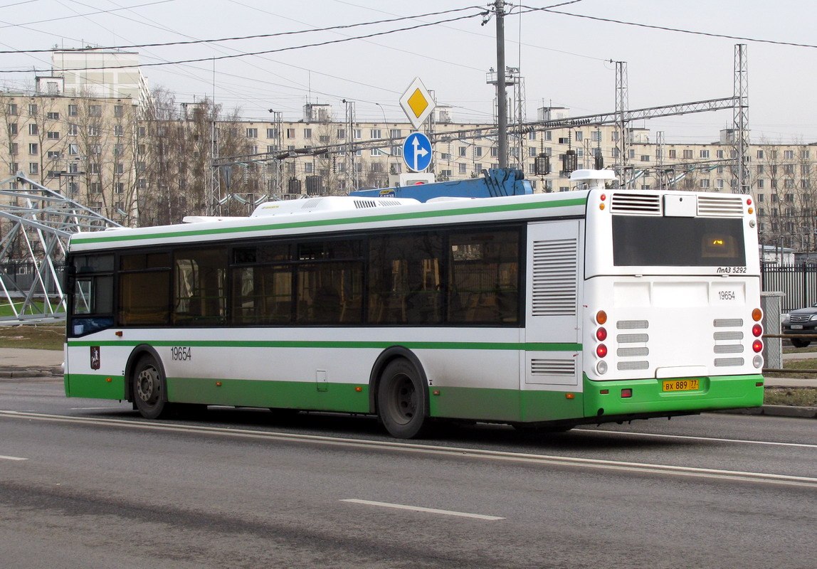 Москва, ЛиАЗ-5292.21 № 19654