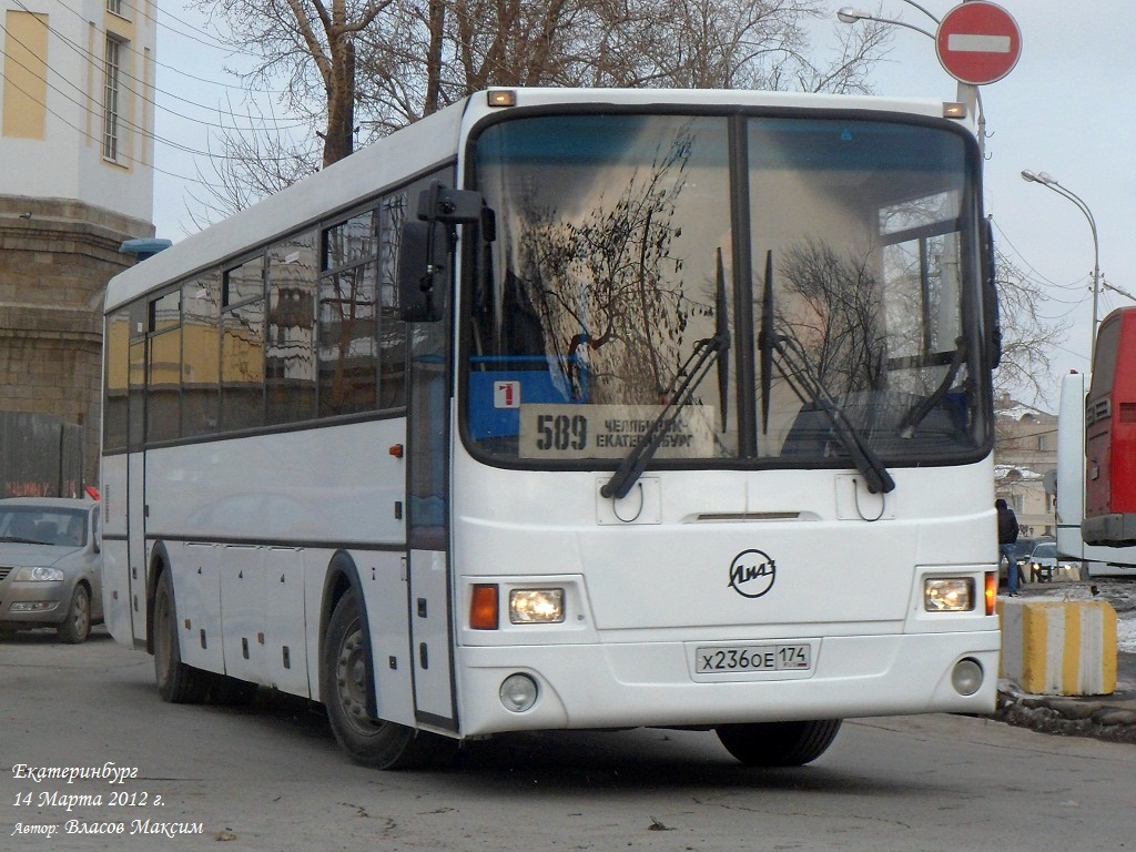 Chelyabinsk region, LiAZ-5256.58 Nr. 2850