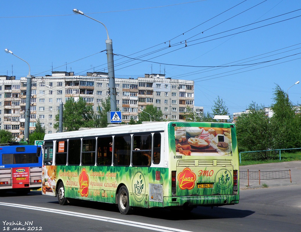 Нижегородская область, ЛиАЗ-5293.00 № 61008