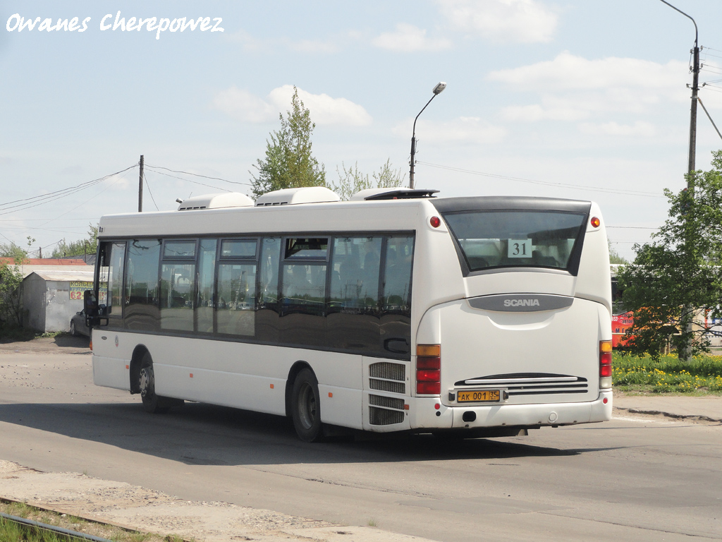 Вологодская область, Scania OmniLink I (Скания-Питер) № АК 001 35