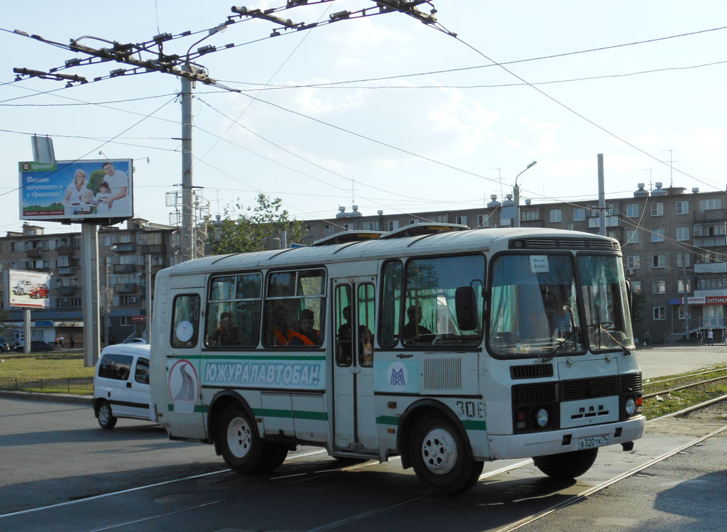 Челябинская область, ПАЗ-32053 № 306