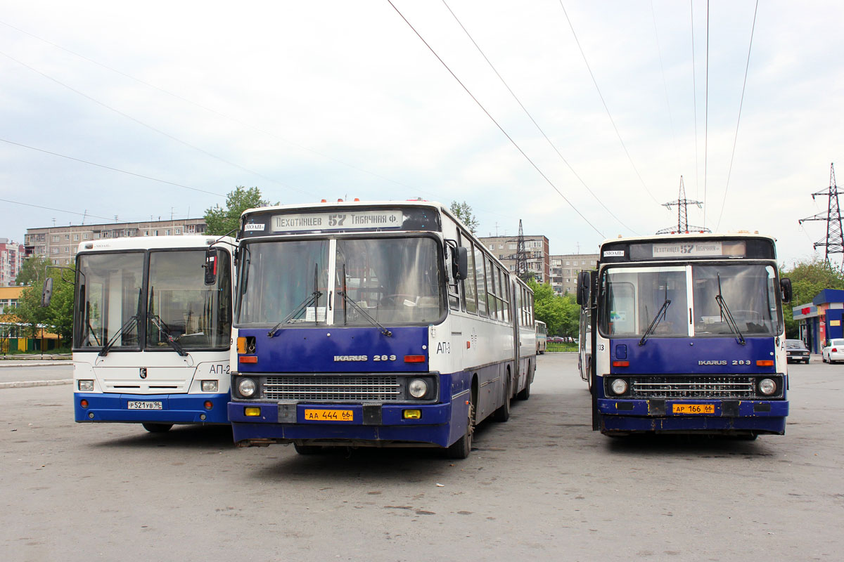 Szverdlovszki terület, Ikarus 283.10 sz.: 1139; Szverdlovszki terület — Bus stations, finish stations and stops