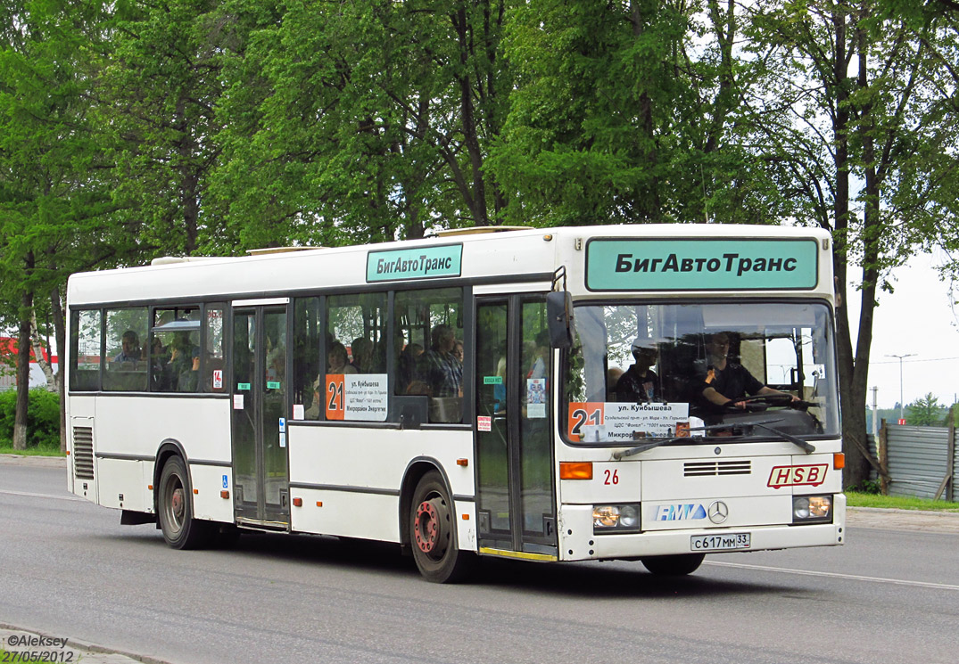 Владимирская область, Mercedes-Benz O405N2 № С 617 ММ 33