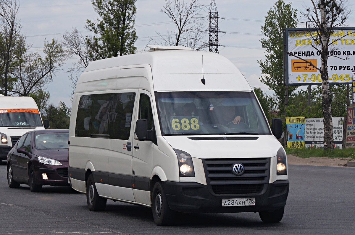 Санкт-Петербург, Volkswagen Crafter № А 284 ХН 178 — Фото — Автобусный  транспорт