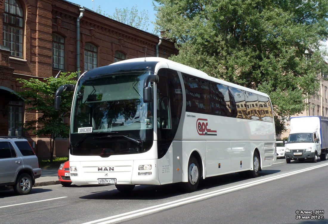 Санкт-Петербург, MAN R07 Lion's Coach RHC444 № В 869 КУ 178