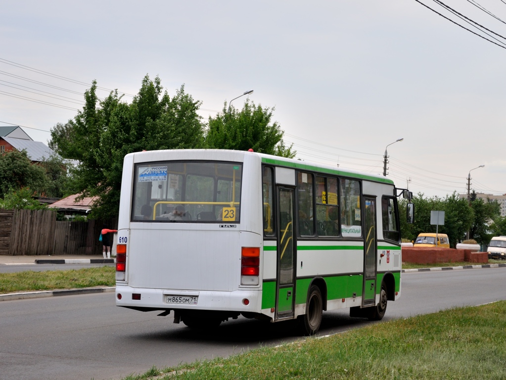 Тульская область, ПАЗ-320402-03 № 610