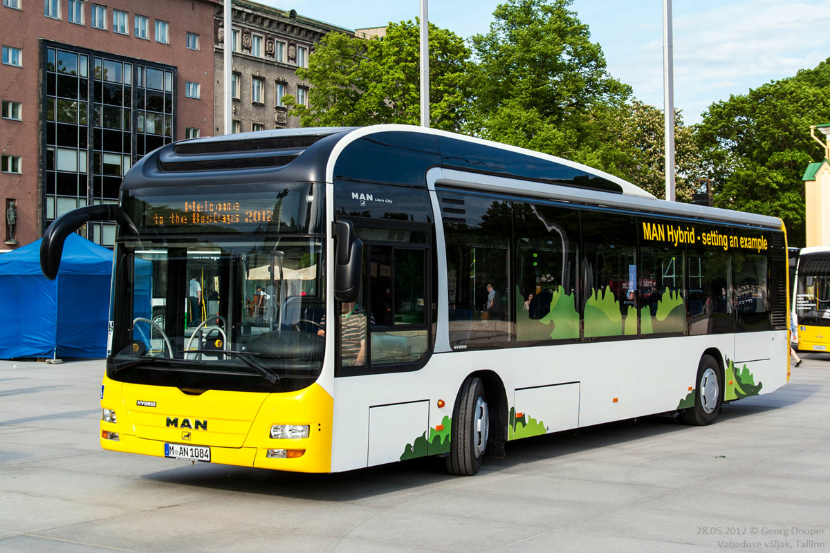 Бавария, MAN A37 Lion's City Hybrid NL253 № M-AN 1084; Эстония — Таллинское автобусное движение в разные времена