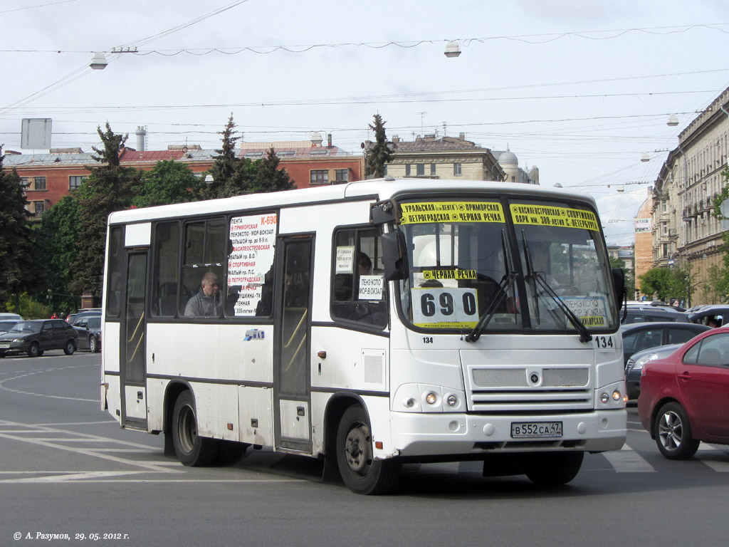 Санкт-Петербург, ПАЗ-320402-03 № 134