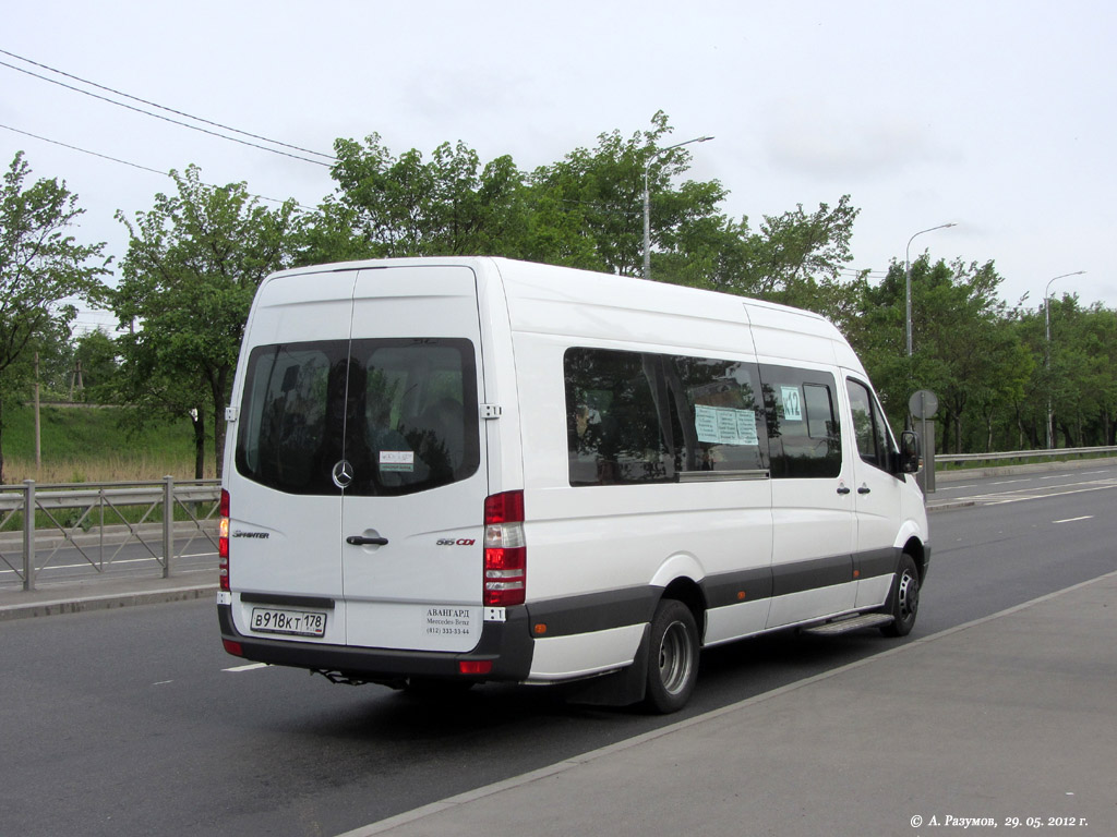 Санкт-Петербург, Луидор-22360C (MB Sprinter) № В 918 КТ 178