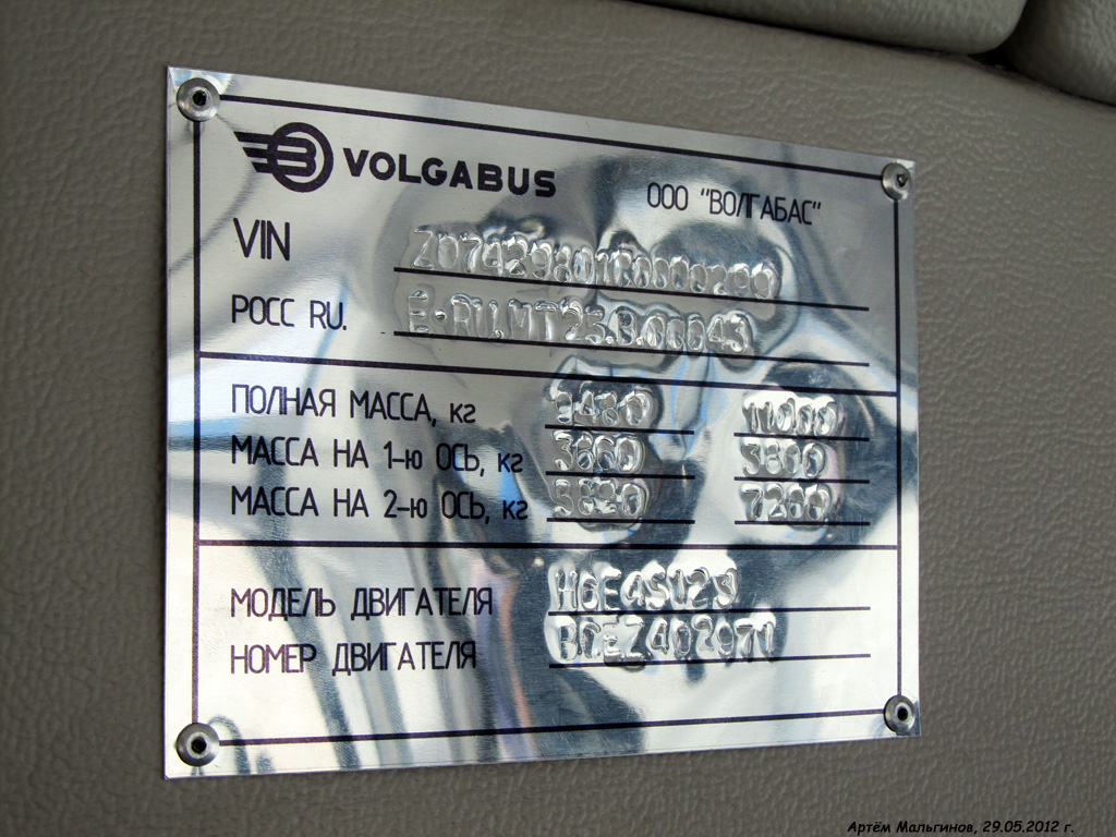 Oblast Wolgograd, Volgabus-4298.01 Nr. АС 571 С 34; Sverdlovsk region — Other