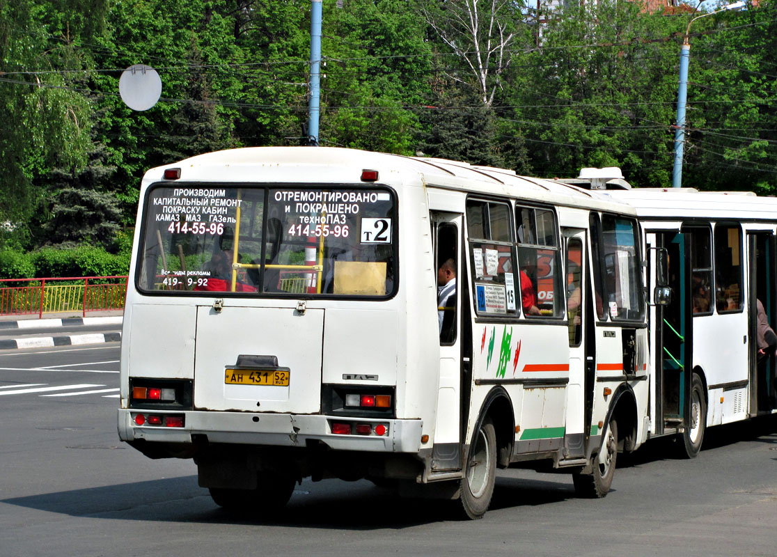 Нижегородская область, ПАЗ-32054 № АН 431 52