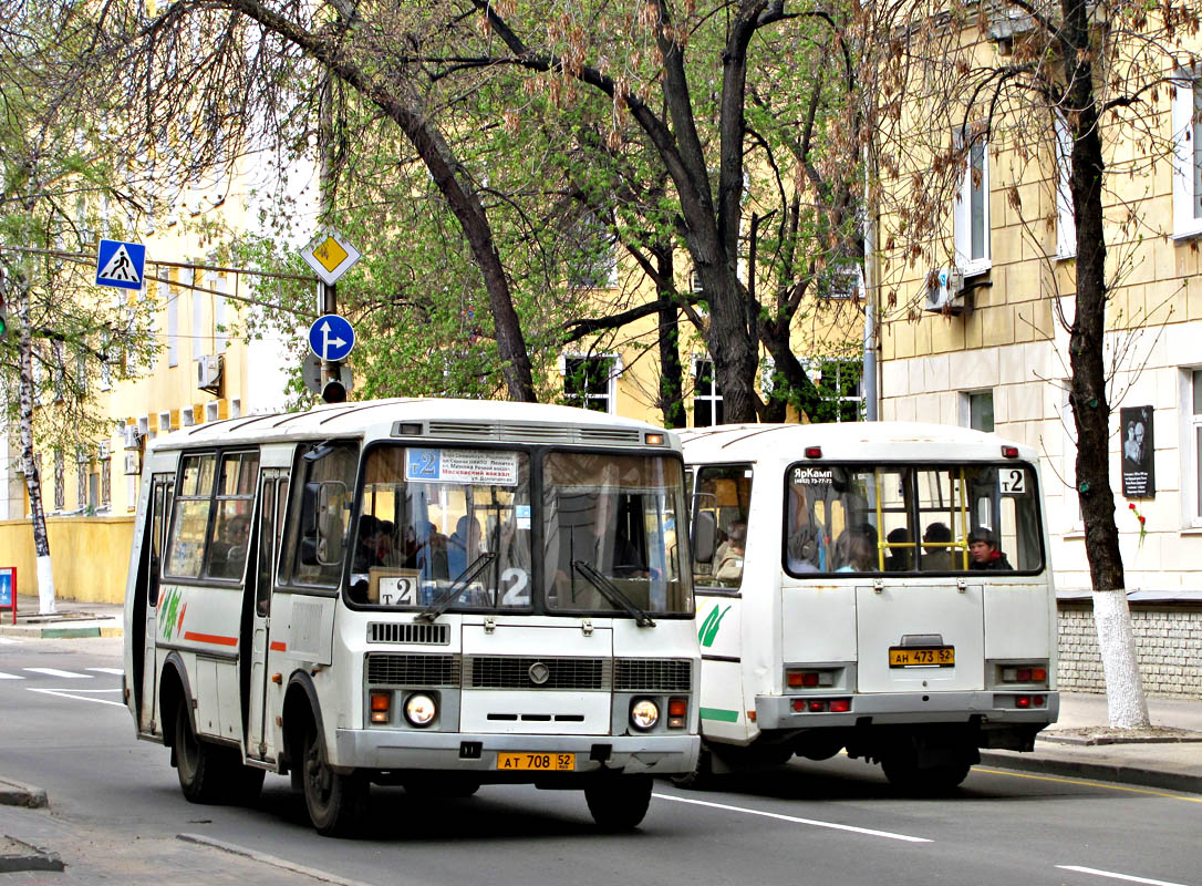 Nizhegorodskaya region, PAZ-32054 č. АТ 708 52