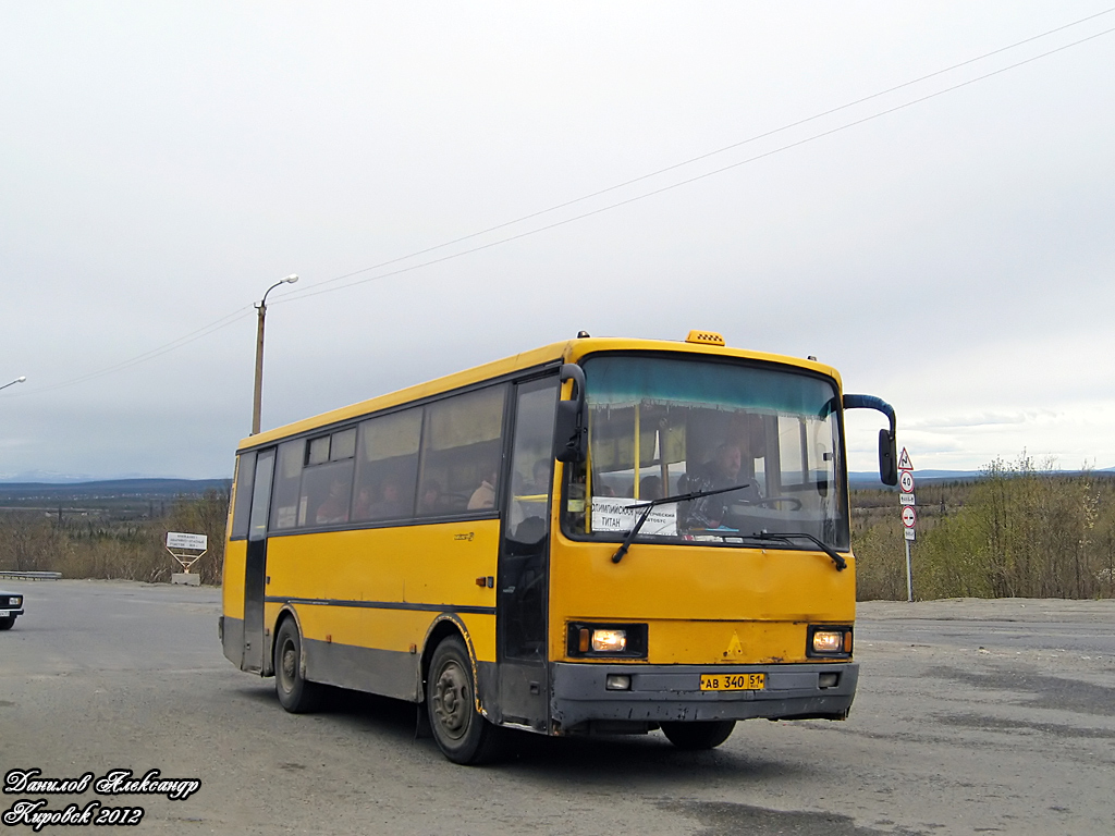 Мурманская область, ЛАЗ А1414 "Лайнер-9" № АВ 340 51