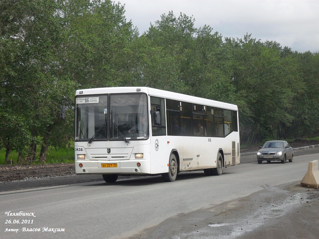 Chelyabinsk region, NefAZ-5299-20-22 № 2438