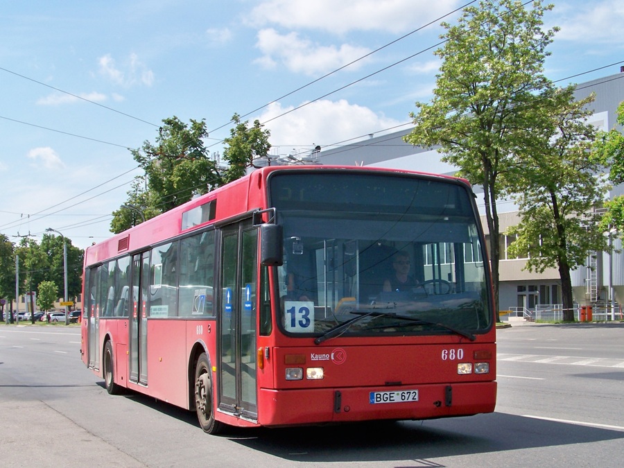 Lithuania, Van Hool A300 # 680