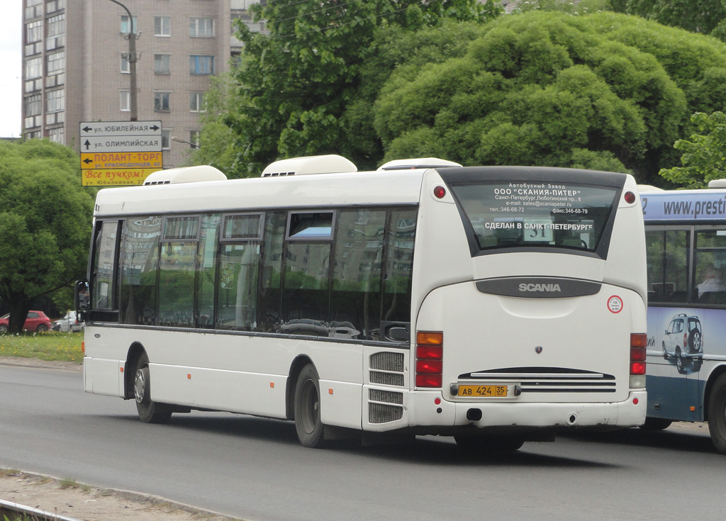 Вологодская область, Scania OmniLink I (Скания-Питер) № АВ 424 35