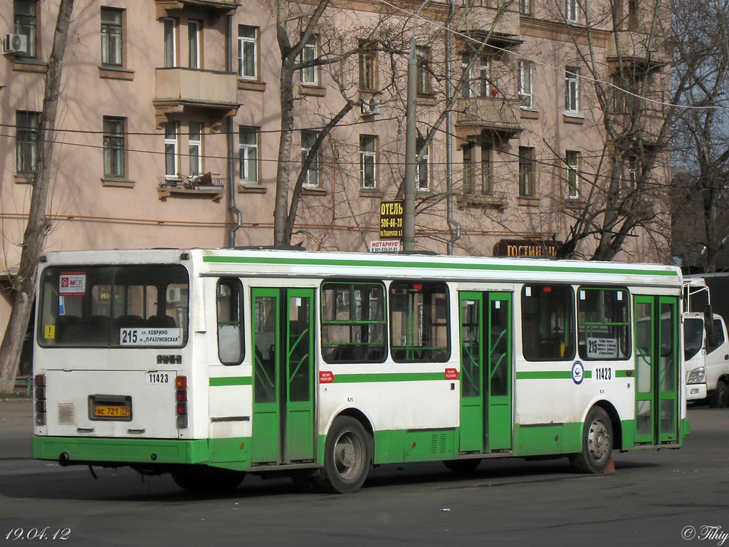 Moskau, LiAZ-5256.25 Nr. 11423