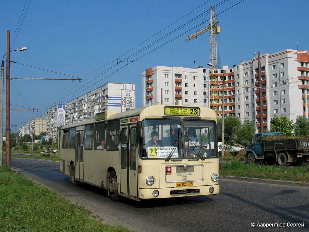 Владимирская область, MAN 192 SL200 № ВЕ 023 33