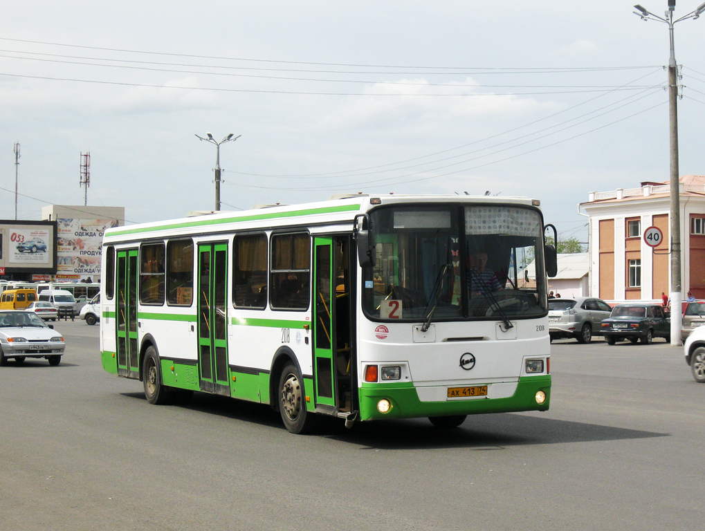 Челябинская область, ЛиАЗ-5256.35 № 208