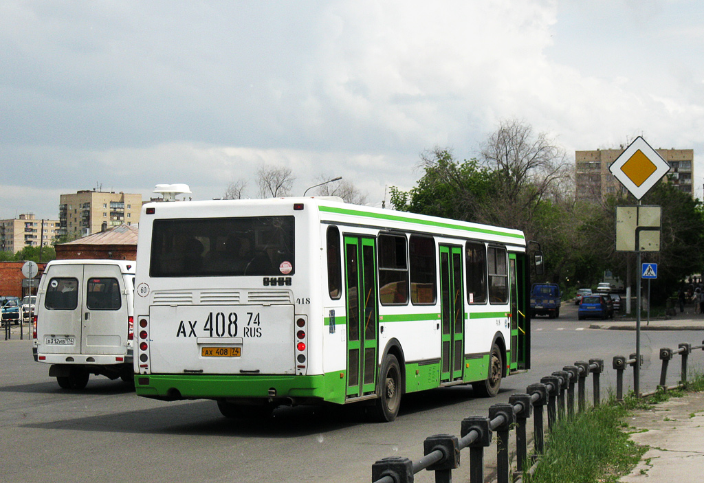 Челябинская область, ЛиАЗ-5256.35 № 418