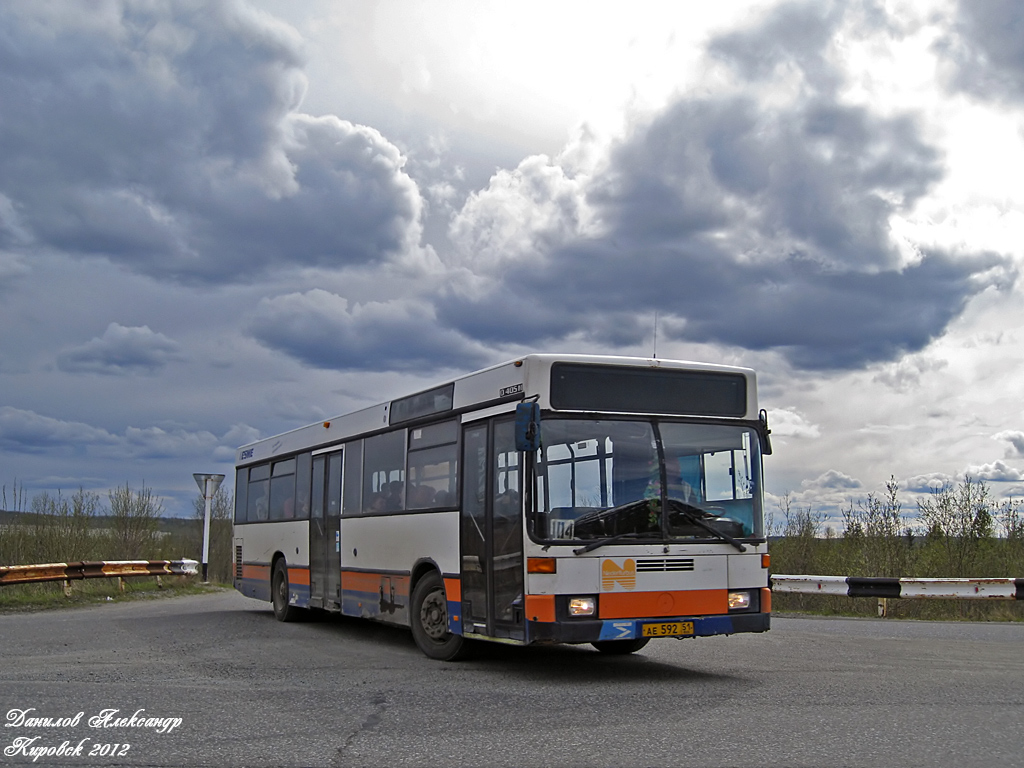 Мурманская область, Mercedes-Benz O405N № АЕ 592 51