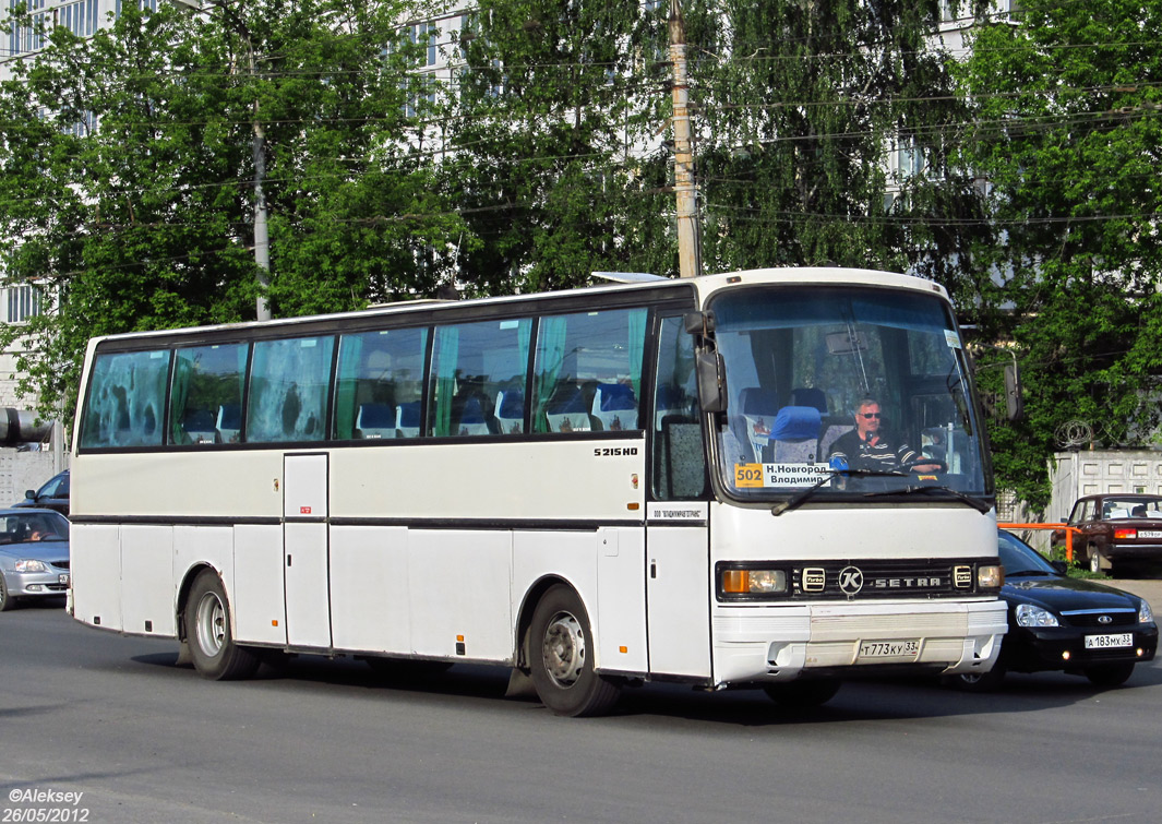 Владимирская область, Setra S215HD № Т 773 КУ 33