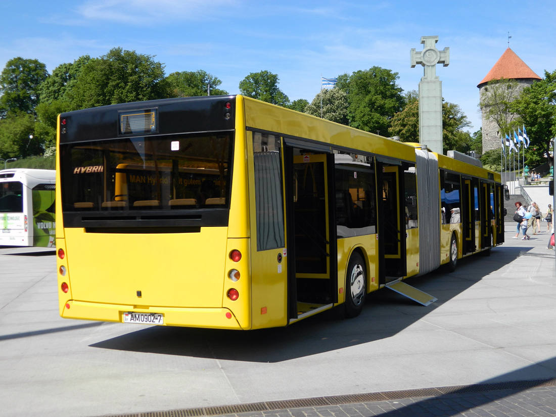 Mińsk, MAZ-215.069 Nr АМ 0902-7; Estonia — Tallinn bus traffic at different times