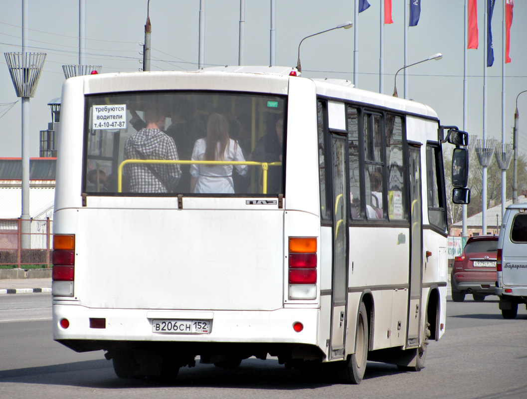 Нижегородская область, ПАЗ-320402-03 № В 206 СН 152