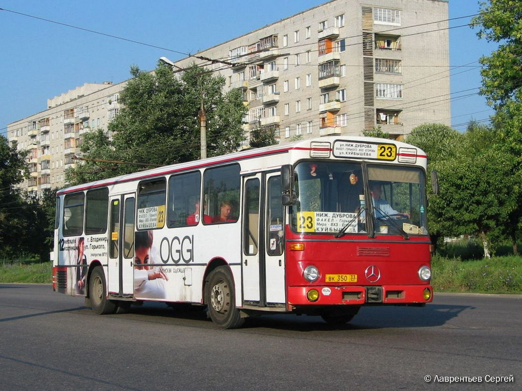 Владимирская область, Mercedes-Benz O305 № ВК 350 33