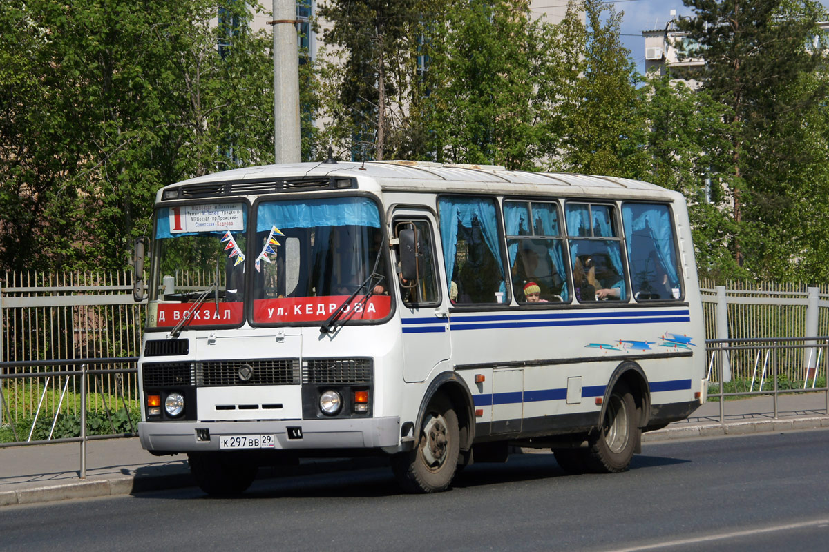 Архангельская область, ПАЗ-32054 № К 297 ВВ 29