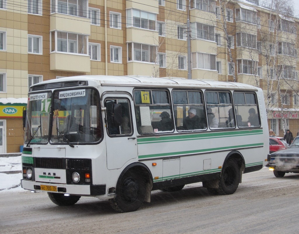 Томская область, ПАЗ-3205-110 № АС 705 70