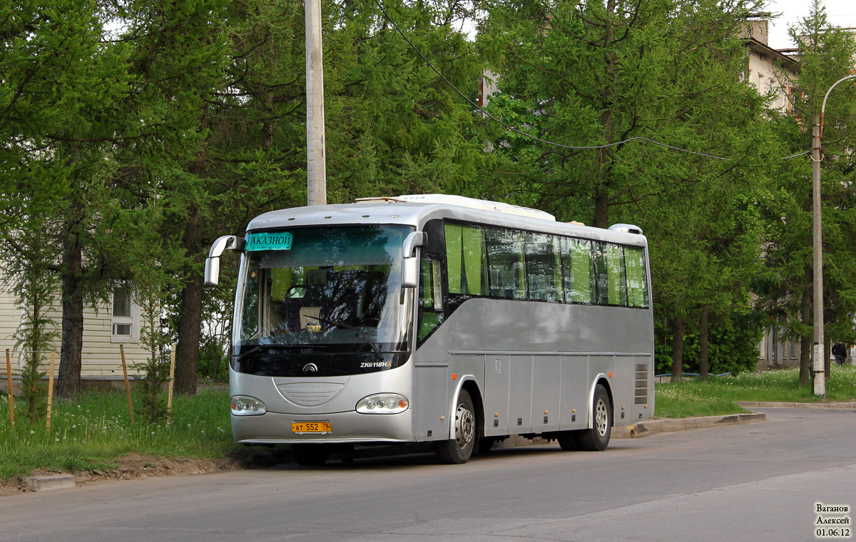 Санкт-Петербург, Yutong ZK6118HA № АТ 552 78