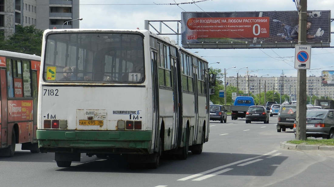 Санкт-Петербург, Ikarus 280.33O № 7182