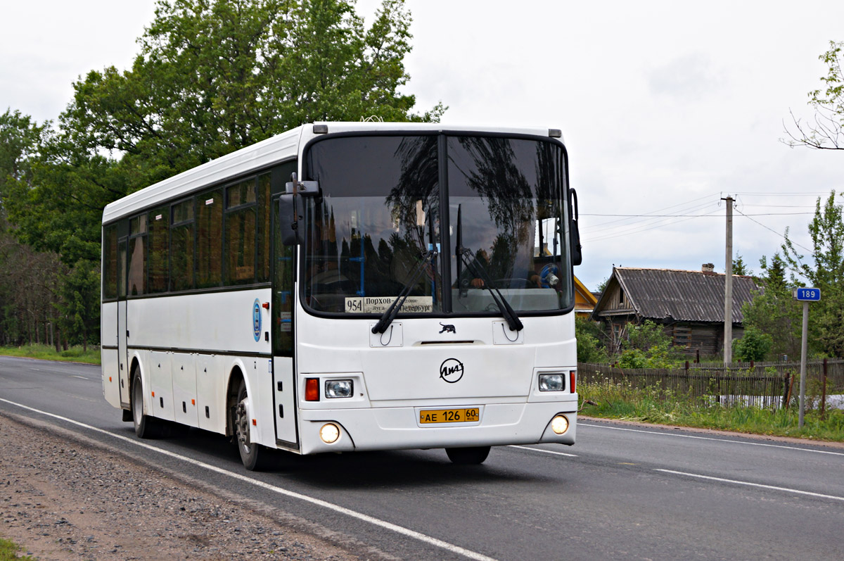 Псковская область, ЛиАЗ-5256.34 (ГолАЗ) № АЕ 126 60