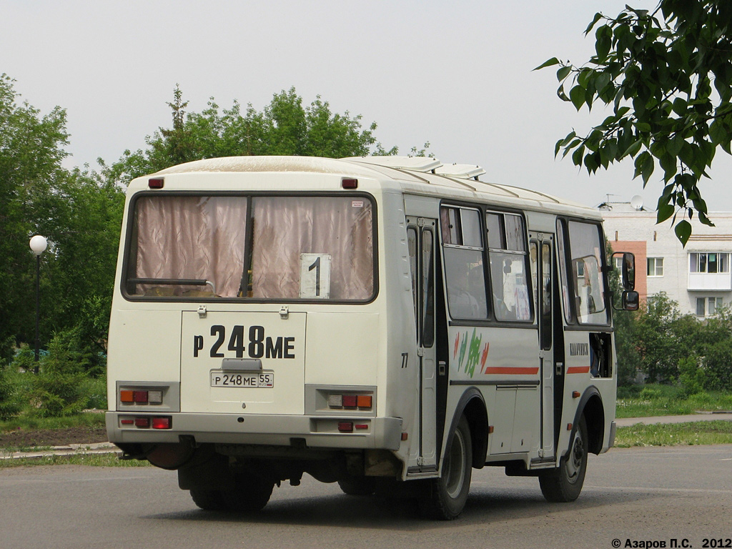 Омская область, ПАЗ-32054 № 77