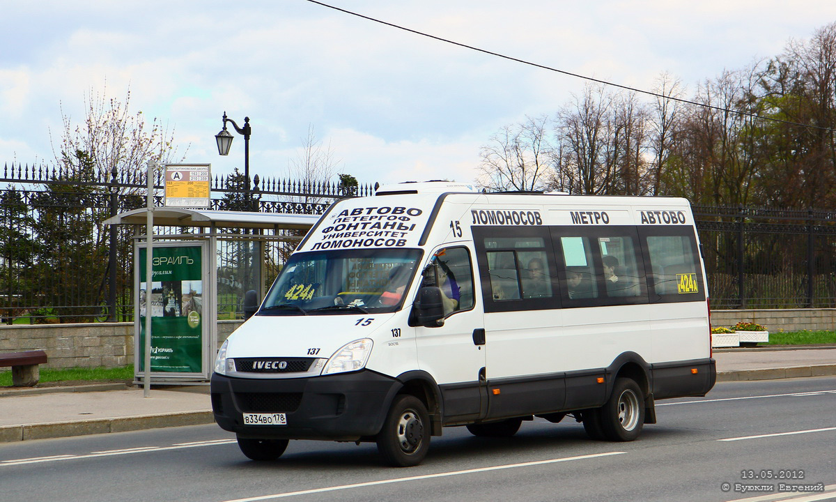 Санкт-Петербург, Нижегородец-2227UU (IVECO Daily) № 137