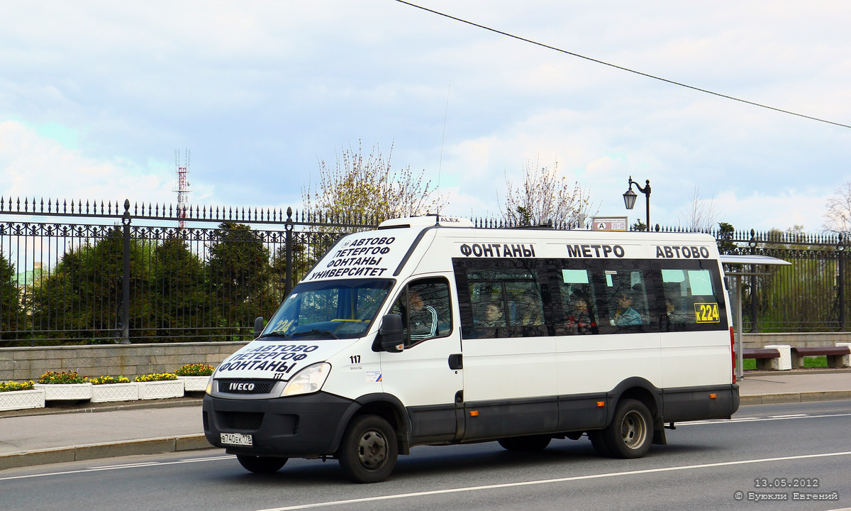 Санкт-Петербург, Нижегородец-2227UU (IVECO Daily) № 117